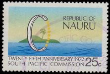 Nauru 1972 25th Anniv of South Pacific Commission very fine used