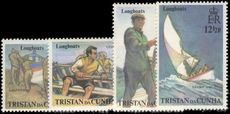 Tristan da Cunha 1972 Tristan Longboats unmounted mint.