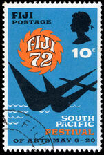 Fiji 1972 Festival of Arts fine used.