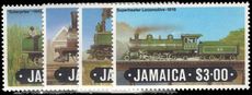 Jamaica 1984 Locomotives unmounted mint.