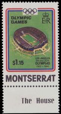 Montserrat 1984 Olympics $1.15 inverted watermark unmounted mint.
