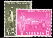 Nigeria 1963 Freedom from Hunger unmounted mint.