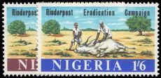 Nigeria 1967 Rinderpest Eradication Campaign unmounted mint.