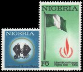 Nigeria 1968 Human Rights Year unmounted mint.