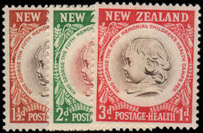 New Zealand 1955 Health Stamps lightly mounted mint.
