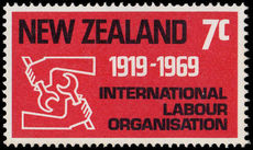 New Zealand 1969 50th Anniv of International Labour Organization unmounted mint.