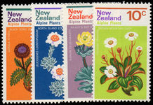 New Zealand 1972 Alpine Plants unmounted mint.