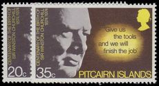 Pitcairn Islands 1974 Birth Cent of Sir Winston Churchill unmounted mint.