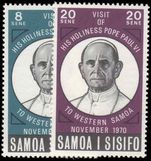 Samoa 1970 Visit of Pope Paul to Samoa unmounted mint.