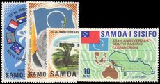 Samoa 1972 25th Anniv of South Pacific Commission unmounted mint.