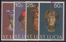St Lucia 1973 Local Headdresses unmounted mint.