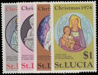St Lucia 1974 Christmas unmounted mint.