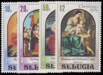 St Lucia 1976 Christmas unmounted mint.