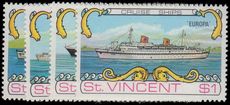 St Vincent 1974 Cruise Ships unmounted mint.