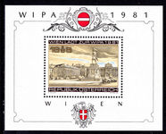 Austria 1981 Stamp Exhibition souvenir sheet unmounted mint.