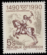 Austria 1990 Postal Services unmounted mint.