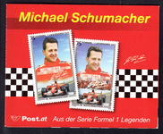 Austria 2006-07 Schumacher presentation pack with both 75c stamps unmounted mint.