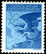 Liechtenstein 1934-36 30rp Ospreys fine unmounted mint.