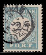 Netherlands Postage Due 1881-94 25c perf 13 type III fine used.