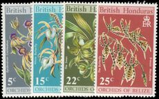 British Honduras 1970 Orchids of Belize (2nd series) unmounted mint.