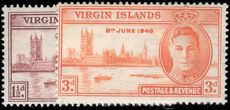 British Virgin Islands 1946 Victory unmounted mint.