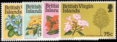 British Virgin Islands 1978 Flowering Trees unmounted mint.