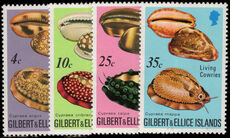 Gilbert & Ellice Islands 1975 Cowrie shells unmounted mint.