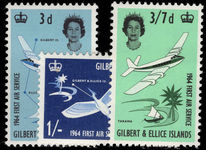 Gilbert & Ellice Islands 1964 First Air Service unmounted mint.