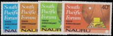 Nauru 1981 Tenth Anniv of South Pacific Forum unmounted mint.
