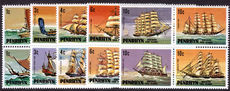 Penrhyn Island 1981 Ships (16th February values) unmounted mint.