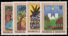 Samoa 1980 Christmas. Paintings unmounted mint.