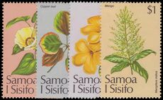 Samoa 1981 Christmas. Flowers unmounted mint.