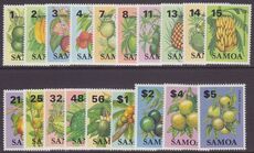 Samoa 1983 Fruit unmounted mint.