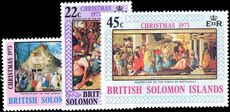 British Solomon Islands 1973 Christmas unmounted mint.