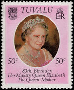 Tuvalu 1980 Queen Mother unmounted mint.