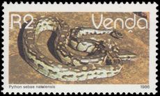 Venda 1986-93 2r African Python ordinary paper unmounted mint.