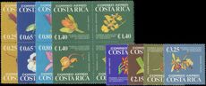 Costa Rica 1974 Orchids perf 13   unmounted mint.
