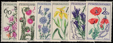 Czechoslovakia 1964 Wild Flowers unmounted mint.