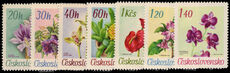Czechoslovakia 1967 Botanical Garden Flowers unmounted mint.