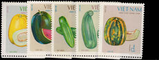 North Vietnam 1970 Fruits (2nd series) unmounted mint.