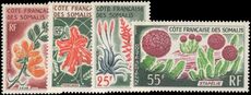 French Somali Coast 1966 Flowers unmounted mint.