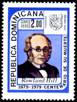Dominican Republic 1979 Rowland Hill unmounted mint.