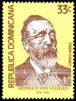 Dominican Republic 1981 Heinrich Von Stephan unmounted mint.