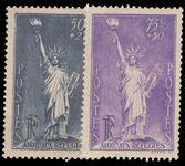 France 1936-37 Statue of Liberty unmounted mint.