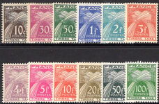France 1946-53 Postage Due set unmounted mint.
