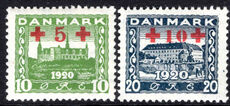 Denmark 1921 Red Cross unmounted mint.