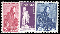 Denmark 1938 Centenary of Return of Sculptor Thorvaldsen to Denmark unmounted mint.