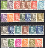 Denmark 1948-55 King Frederik IX set unmounted mint.