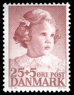 Denmark 1950 National Children's Welfare Association unmounted mint.
