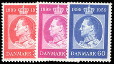 Denmark 1959 60th Birthday of King Frederik IX unmounted mint.